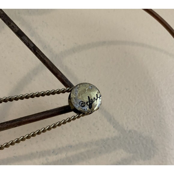 CURTIS JERE BICYCLE WALL SCULPTURE METAL WORK MODERN VINTAGE HANDMADE RARE - Picture 2 of 10